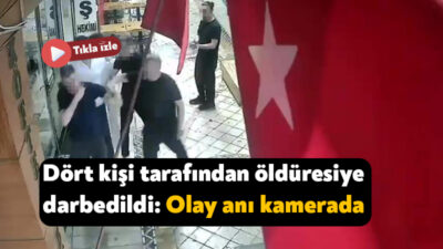 Kocaeli'nin İzmit ilçesinde bir şahıs, 4 kişi tarafından tekme ve