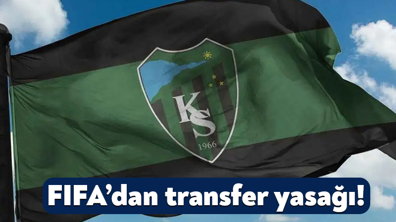 FIFA’dan Kocaelispor’a transfer yasağı! FIFA, Kocaelispor’a geçici transfer yasağı getirdi. FIFA Clearing House sistemi