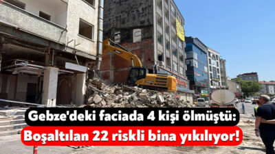 Kocaeli'nin Gebze ilçesinde geçtiğimiz yıl meydana gelen ve 4 kişinin