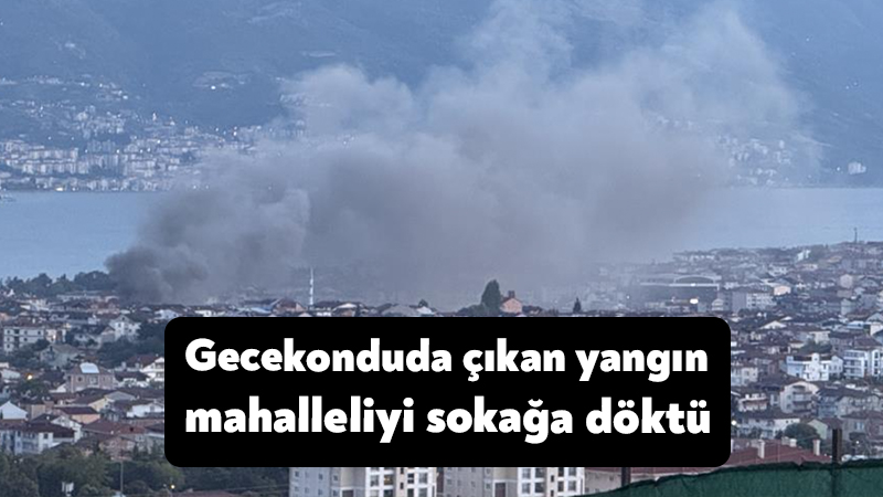 Gecekonduda çıkan yangın mahalleliyi sokağa döktü: Kundaklama şüphesi araştırılıyor Kocaeli'de gecekonduda çıkan yangın mahallede paniğe neden oldu. Alevler, itfaiye