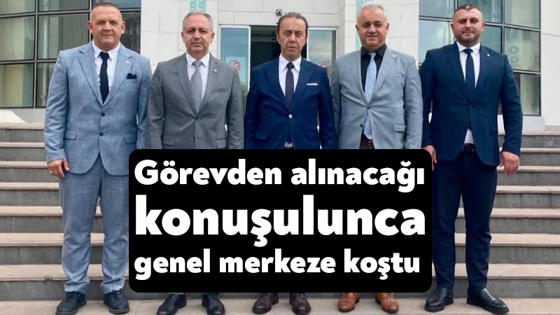 Görevden alınacağı konuşulunca genel merkeze koştu MHP Kocaeli İl Başkanı Kamil Akın hakkında görevden alınacağı yönündeki