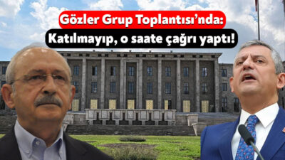 Türkiye’de gözler bugün saat 13.30’da CHP’deki TBMM Grup Toplantısı’na çevrildi.