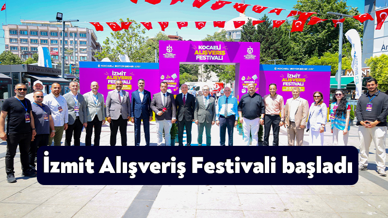 Kocaeli’de büyük heyecanla beklenen İzmit Alışveriş Festivali, Cumhuriyet Bulvarı’nda düzenlenen