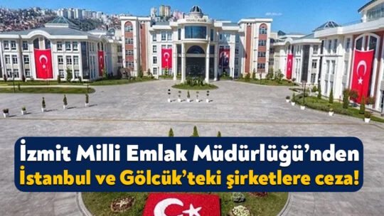 İzmit Milli Emlak Müdürlüğü’nün talebi üzerine İstanbul’da faaliyet gösteren Megas