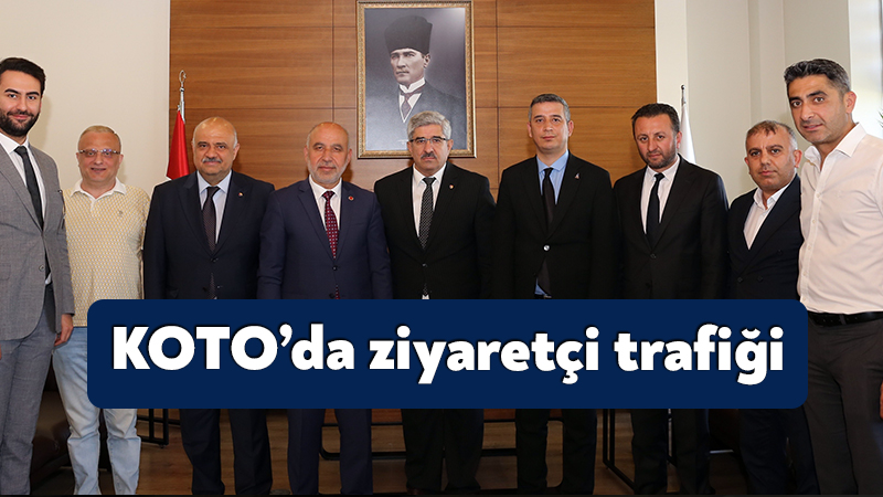 KOTO’dan önemli görüşmeler ve ziyaretler Kocaeli Ticaret Odası (KOTO), kamu kurumları, üniversiteler, siyasi parti temsilcileri,