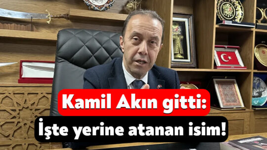 Milliyetçi Hareket Partisi (MHP) Kocaeli İl Başkanlığı'nda Kamil Akın görevden