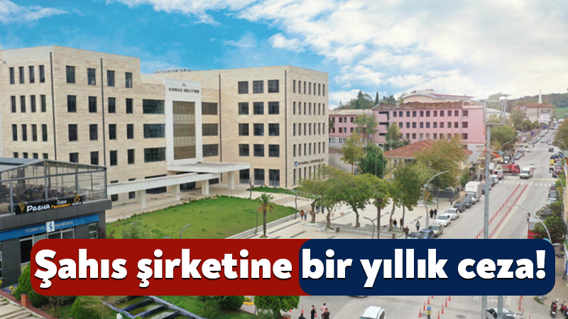 Kandıra Belediyesi, Kocaeli’de faaliyet gösteren Yavuz Bektaş isimli şahıs şirketine