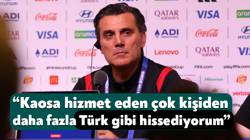 Montella: Kaosa hizmet eden çok kişiden daha fazla Türk gibi hissediyorum A Milli Futbol Takımı Teknik Direktörü Vincenzo Montella, Avustralya maçından