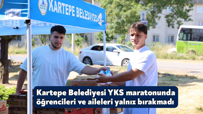 Kartepe Belediyesi YKS maratonunda öğrencileri ve aileleri yalnız bırakmadı Kartepe Belediyesi, Yükseköğretim Kurumları Sınavı (YKS) boyunca ilçe genelindeki sınav