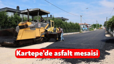 Kartepe Belediyesi, ilçe genelinde sürdürdüğü üst yapı ve yol yenileme