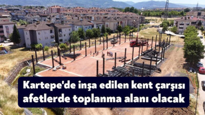 Kartepe'de Ataevler Mahallesi'nde inşa edilen 2 bin 500 metrekare kapalı