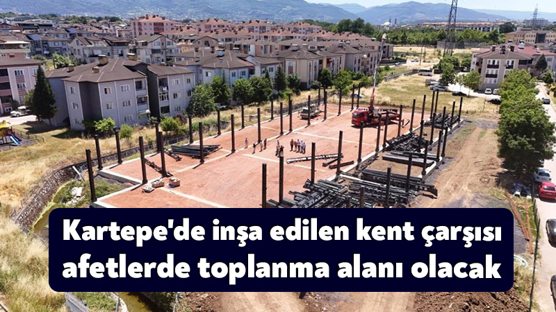 Kartepe'de Ataevler Mahallesi'nde inşa edilen 2 bin 500 metrekare kapalı