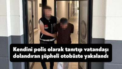 Kocaeli'nin Gölcük ilçesinde kendisini polis olarak tanıtarak bir vatandaşı 500