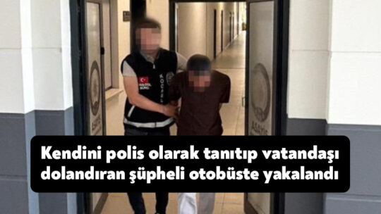 Kocaeli'nin Gölcük ilçesinde kendisini polis olarak tanıtarak bir vatandaşı 500