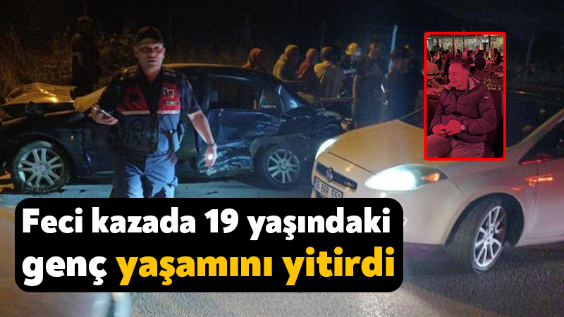Kocaeli Başiskele ilçesindeki feci kazada 19 yaşındaki genç yaşamını yitirdi Kocaeli'nin Başiskele ilçesinde sürücüsünün kontrolünden çıkarak direğe çarpan otomobile, arkadan