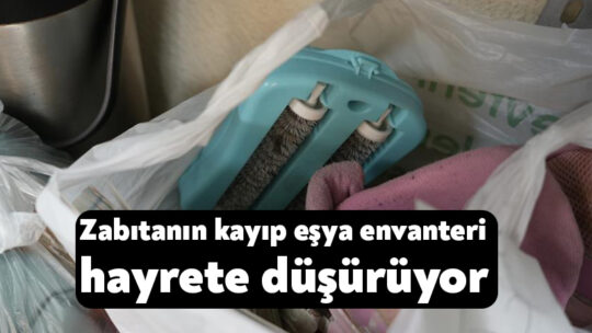 Kocaeli'de vatandaşların düşürdüğü veya unuttuğu eşyalar zabıta ekiplerince titizlikle korunuyor.