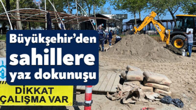 Kocaeli Büyükşehir Belediyesi, yaz sezonu öncesinde Karamürsel ve çevresindeki sahillerde