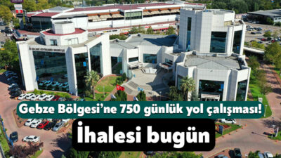 Kocaeli Büyükşehir Belediyesi, Gebze bölgesindeki muhtelif kavşakları yapmak için bugün
