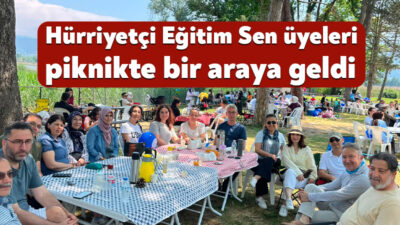 Kocaeli Hürriyetçi Eğitim Sen tarafından düzenlenen aile pikniği, yaklaşık 1500