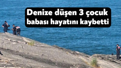 Kocaeli'nin Kandıra ilçesinde balık tutarken kayalıklardan denize düşen kişi yaşamını