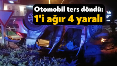 Kocaeli'nin Karamürsel ilçesinde otomobil ile motosikletin çarpışması sonucu meydana gelen