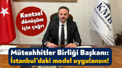 Kocaeli Müteahhitler Birliği Başkanı ve İMKON Genel Başkan Yardımcısı Oğuzhan