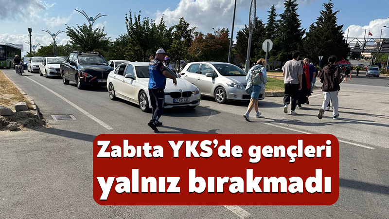 Kocaeli Zabıtası YKS’de gençleri yalnız bırakmadı Kocaeli Büyükşehir Zabıtası, Yükseköğretim Kurumları Sınavı süresince adayların yanında oldu.