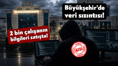 Kocaeli Büyükşehir Belediyesi'nin personel veri tabanına sızıldığı ve yaklaşık 2