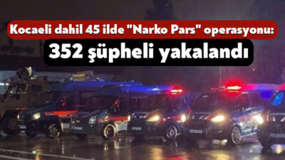 Jandarma Genel Komutanlığınca, uyuşturucu madde satıcılarına yönelik Kocaeli'nin de aralarında