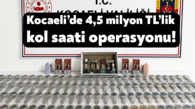 Kocaeli İl Jandarma Komutanlığı’na bağlı ekipler tarafından Dilovası’ndaki bir adrese