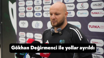 Kocaelispor, sözleşmesi sona eren ve 4 sezon yeşil-siyahlı formayı giyen