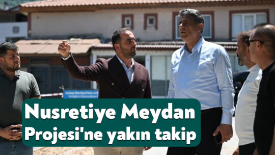 Kocaman, Nusretiye Meydan Projesi’ni yerinde inceledi Kartepe Belediye Başkanı Av. M. Mustafa Kocaman Nusretiye Mahallesi’nde yapımı