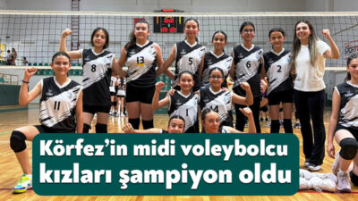 Kocaeli Midi Gelişim Voleybol Ligi Derince Grubu’nda Körfez Gençlerbirliği şampiyon