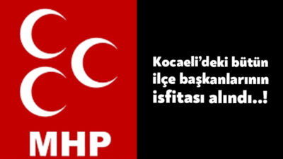 Milliyetçi Hareket Partisi Kocaeli İl Başkanlığı'ndaki görev değişimi, beklenenden çok