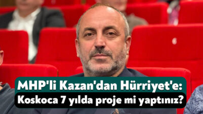 MHP İzmit İlçe Başkanı İlker Kazan, İzmit Belediye Başkanı Fatma