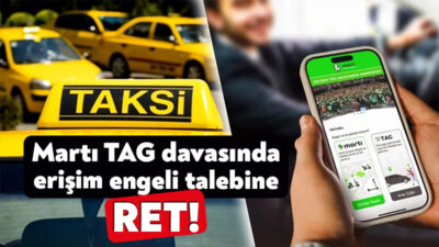 Daha önce 2 kez İstinaf Mahkemesi'nden dönen Martı TAG uygulamasına