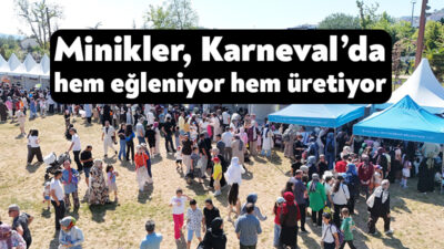 Kocaeli Büyükşehir Belediyesi’nin İzmit Millet Bahçesi’nde düzenlediği Karneval Çocuk Şenliği’nde