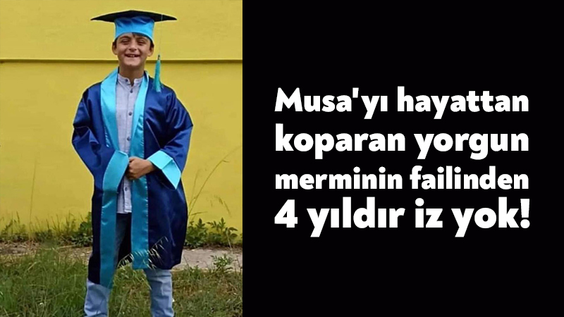 Musa’yı hayattan koparan yorgun merminin failinden 4 yıldır iz yok Kocaeli'nin Kartepe ilçesinde traktör kasasında oynarken başına isabet eden yorgun