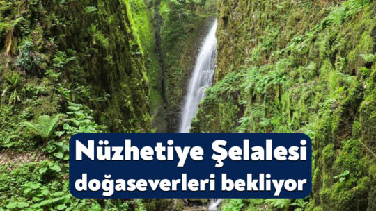 Nüzhetiye Şelalesi doğaseverleri bekliyor Kocaeli'nin Gölcük ilçesinde ormanlık alanın derinliklerinde yer alan Nüzhetiye Şelalesi,