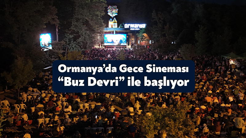 Kocaeli Büyükşehir Belediyesi, Ormanya’da başlattığı açık hava sinemasıyla yaz akşamlarını