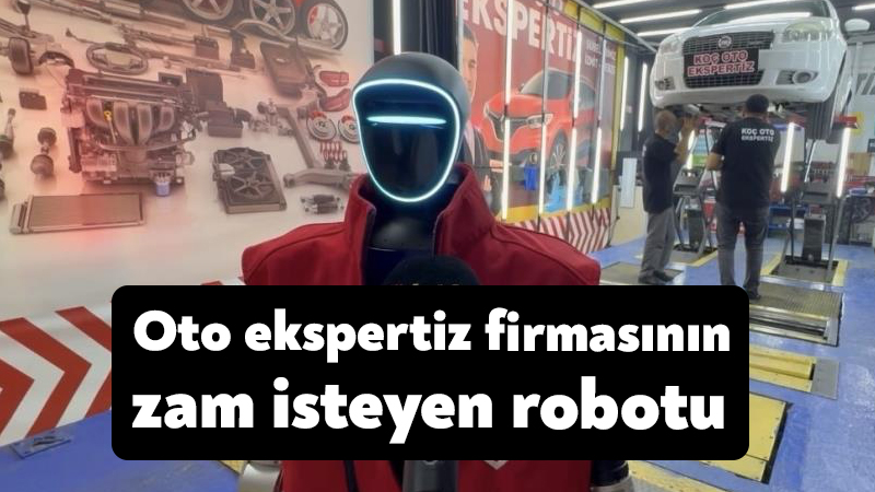 Kocaeli'nin Gebze ilçesinde bir oto ekspertiz merkezinde görev yapan, yapay