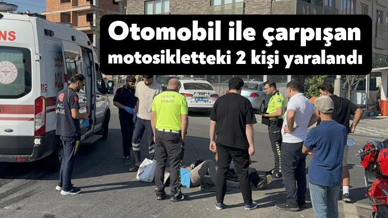 Kocaeli'nin Darıca ilçesinde otomobil ile motosikletin çarpışması sonucu 2 kişi