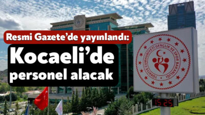 Gençlik ve Spor Bakanlığı, Gençlik ve Spor İl Müdürlüklerinde istihdam