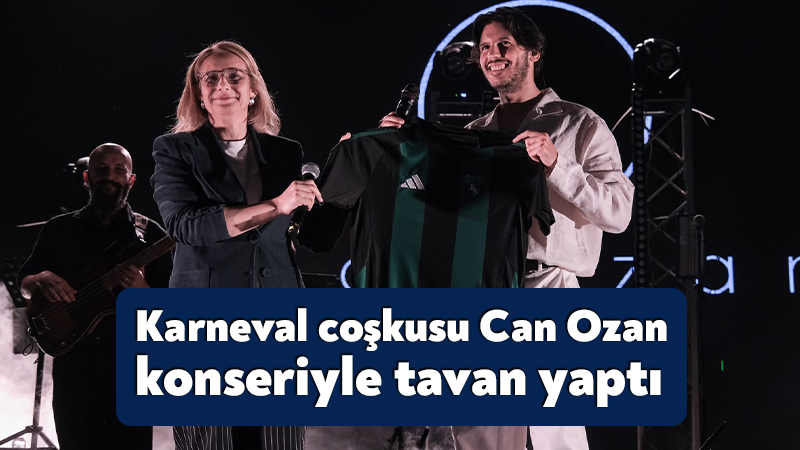 Karneval coşkusu Can Ozan konseriyle tavan yaptı Kocaelili gençlere yaz armağanı olarak İzmit Millet Bahçesi’nde gerçekleştirilen Karneval