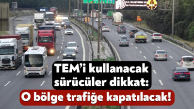 TEM Otoyolu Gebze Kavşağı-İzmit Kavşağı arasındaki bağlantı yollarında gerçekleştirilen çalışma