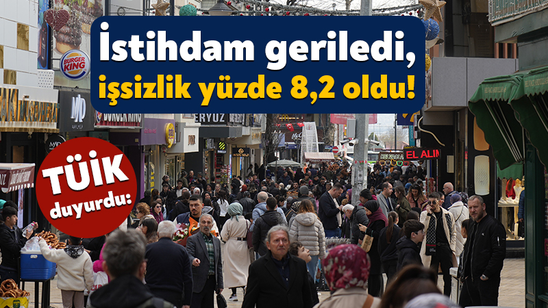 TÜİK, nisan ayı işsizlik rakamlarını açıkladı. Buna göre; mevsim etkisinden