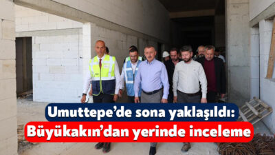 Kocaeli Üniversitesi’nin bulunduğu Umuttepe’de yapımı hızla devam eden 5 bin