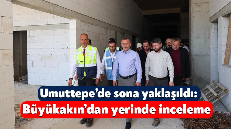 Kocaeli Üniversitesi’nin bulunduğu Umuttepe’de yapımı hızla devam eden 5 bin