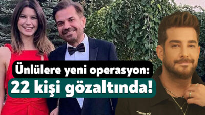 Ünlülere yönelik uyuşturucu ve fuhuş soruşturmaları kapsamında aralarında Enis Arıkan,