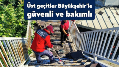 Kocaeli Büyükşehir Belediyesi, kent genelinde yaya güvenliği ve kent estetiğini